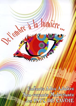 première page de la nouvelle plaquette de l'Association "De l'Ombre à la Lumière..."