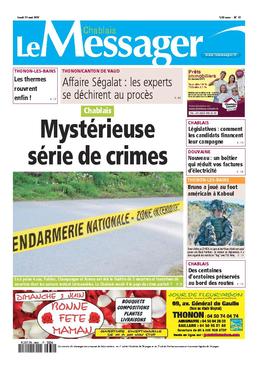 Les articles du Messager où il a été question de notre association
