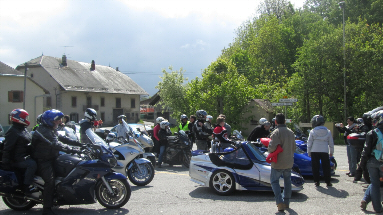 moto-club D'la Charre de Saint-Laurent, ses pilotes motos et ses pilotes side-cars