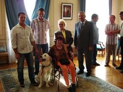 Remise officielle de bounty à la mairie de La Roche-sur-Foron